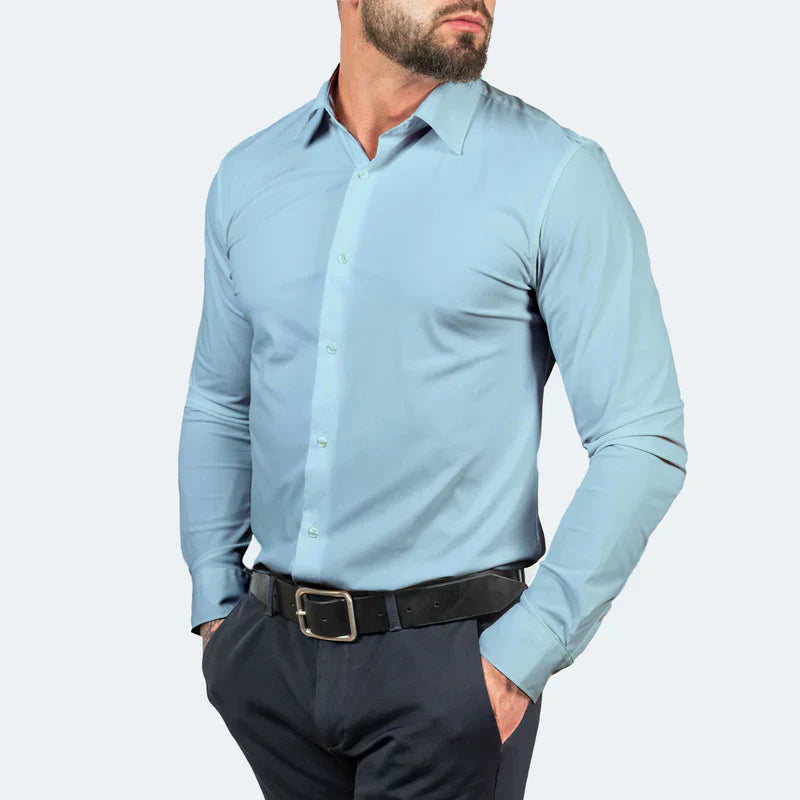 Iverson – Wrinkle-Resistant Men’s Slim Fit Shirt