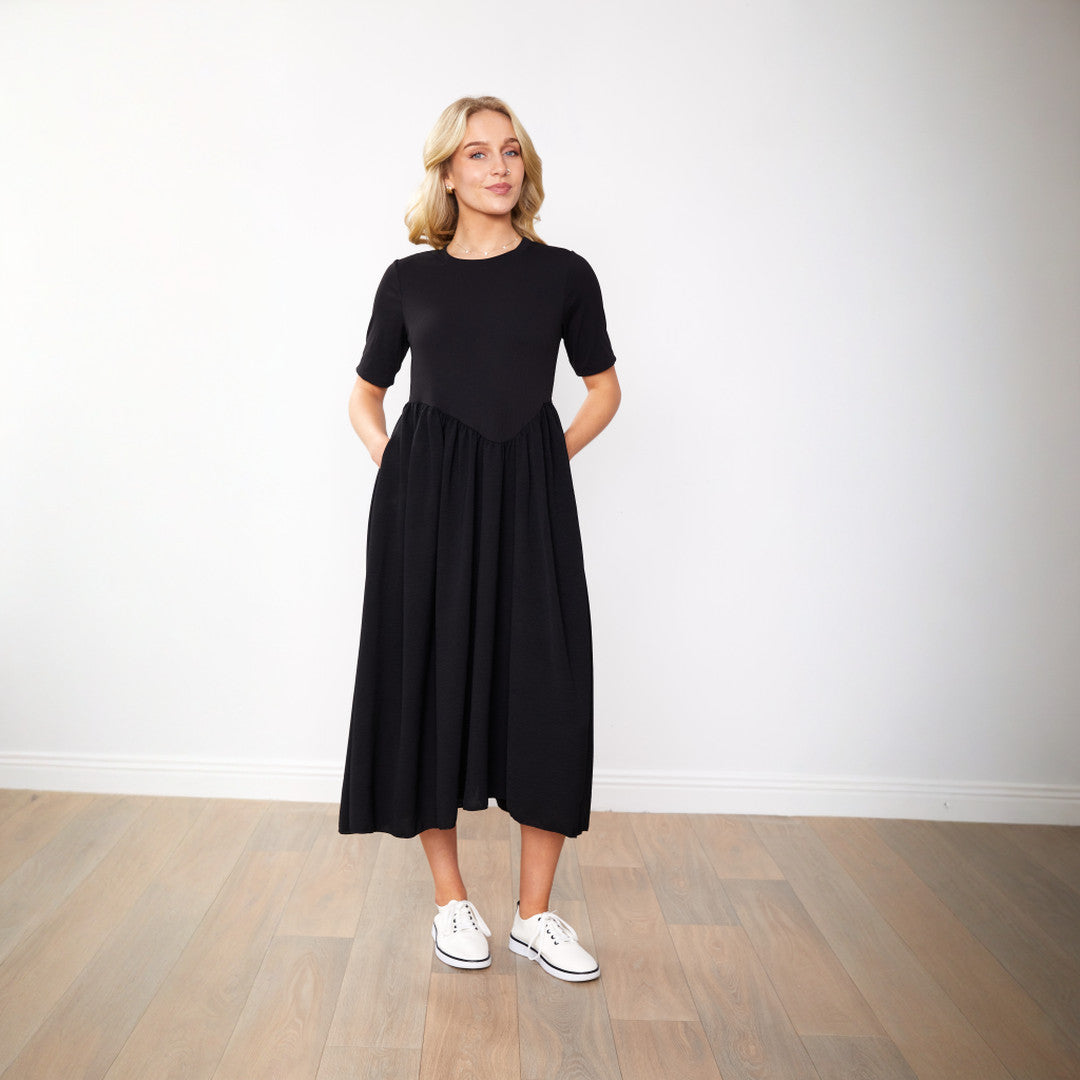 Colette – 2-Piece Women’s Layered Dress & Jacket Set