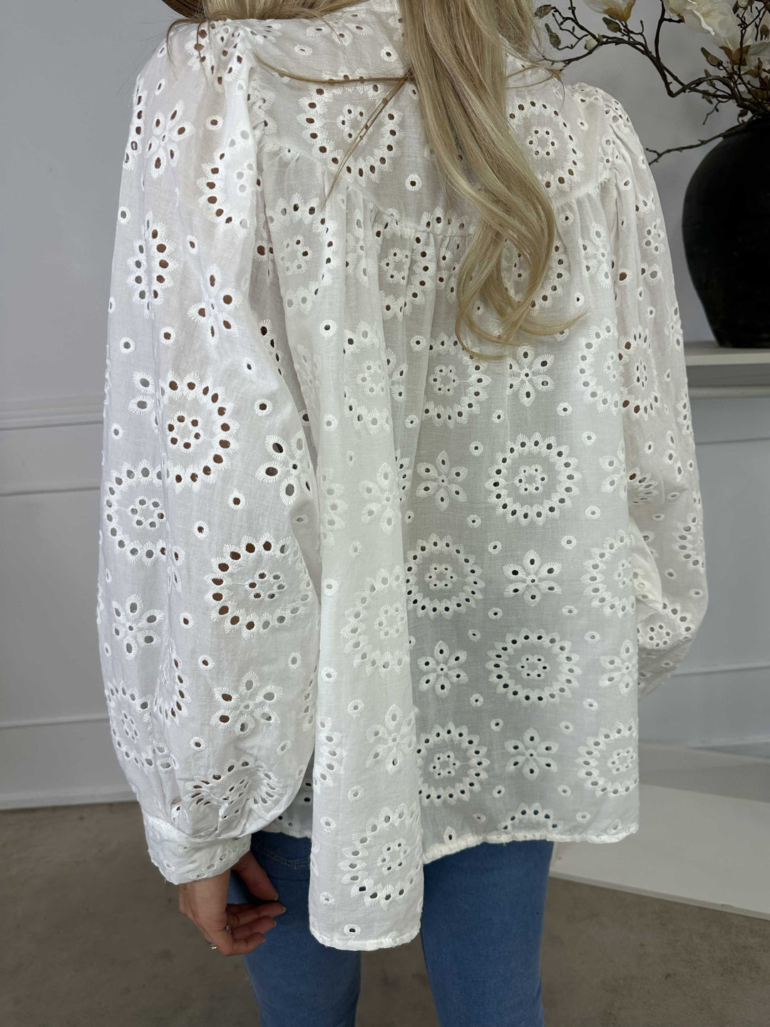 Kiana – Cotton Broderie Anglaise Tunic for Women
