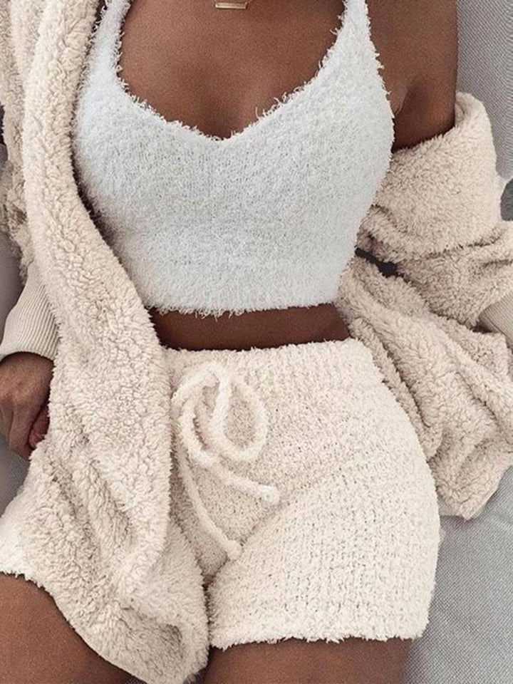Kelley – 3-Piece Women’s Fleece Loungewear Set