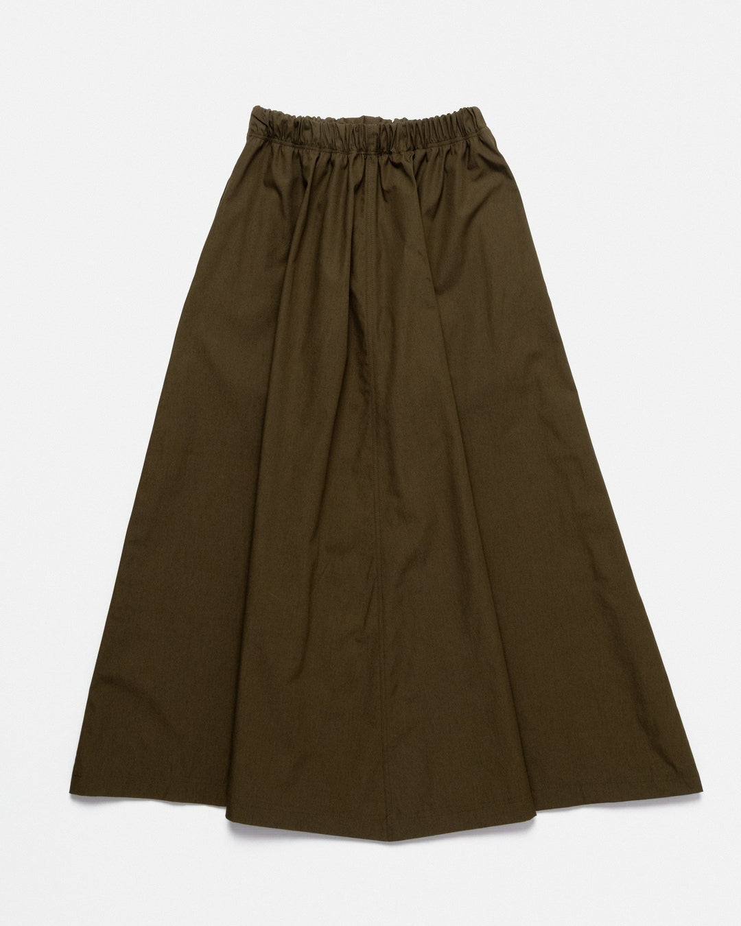 Ayla – Women’s Army Green Poplin Skirt