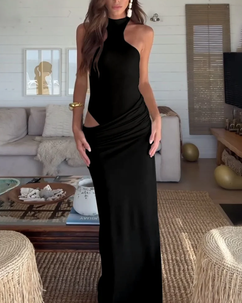 Analista – Sultry Sleeveless Hollow Women’s Dress