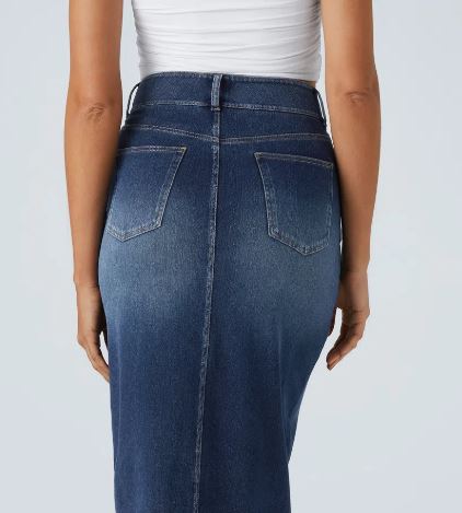 Dana – Mid-Waist Women’s Denim Skirt