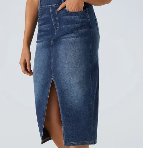 Dana – Mid-Waist Women’s Denim Skirt
