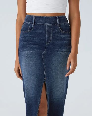 Dana – Mid-Waist Women’s Denim Skirt