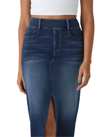 Dana – Mid-Waist Women’s Denim Skirt