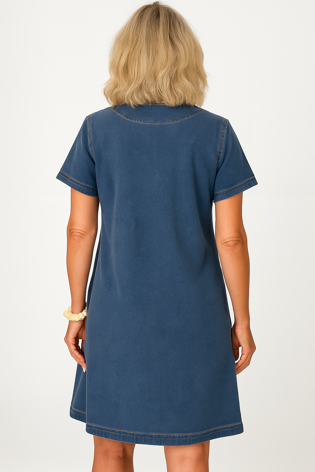 Kairen – Soft-Touch Women’s Denim Day Dress