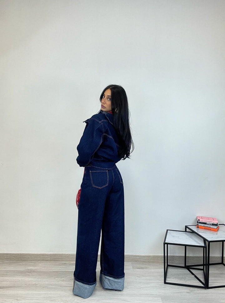 Gianna – Vintage-Inspired Women’s Denim Jacket & Jeans Set