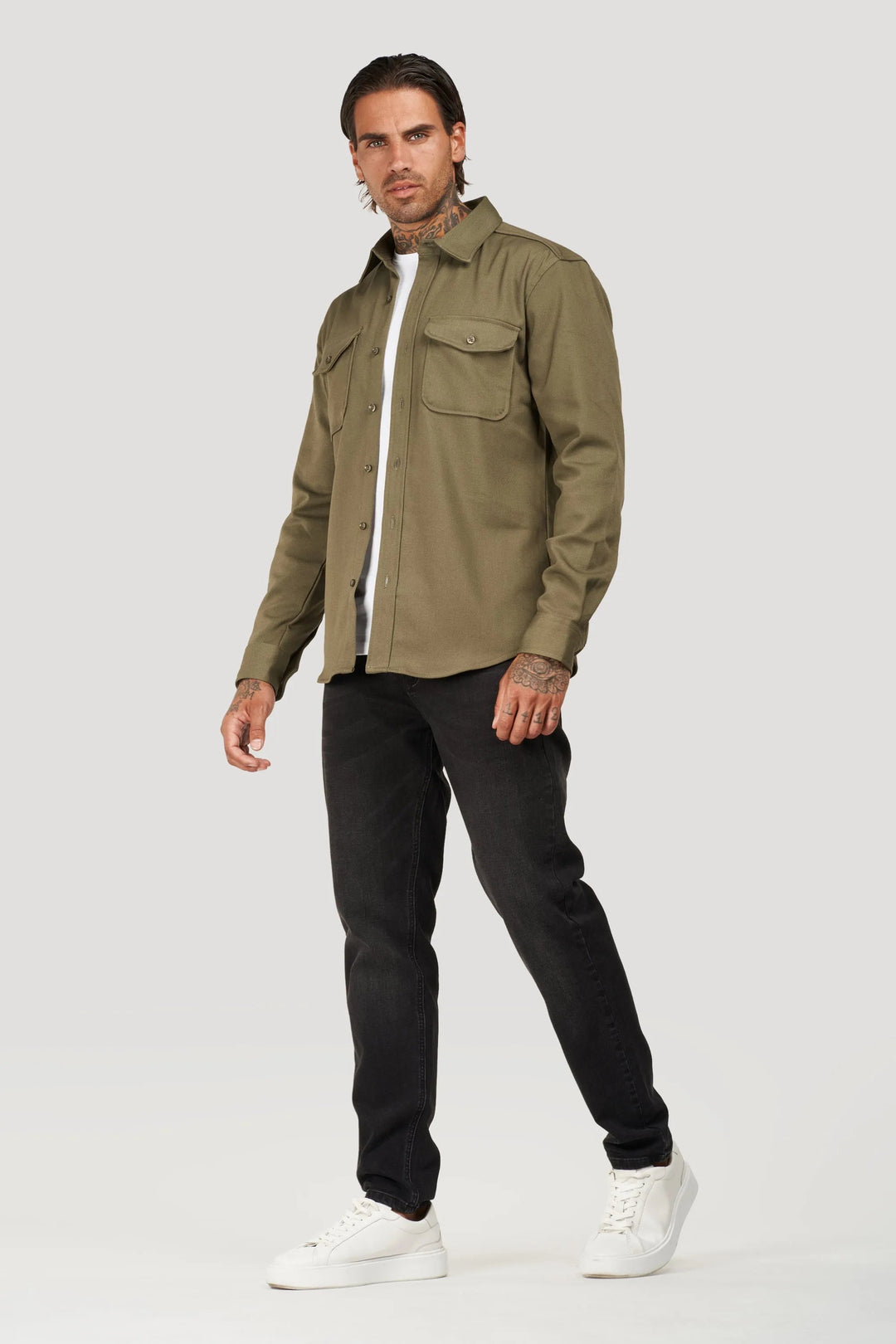 Leonardo – Men’s Relaxed-Fit Overshirt