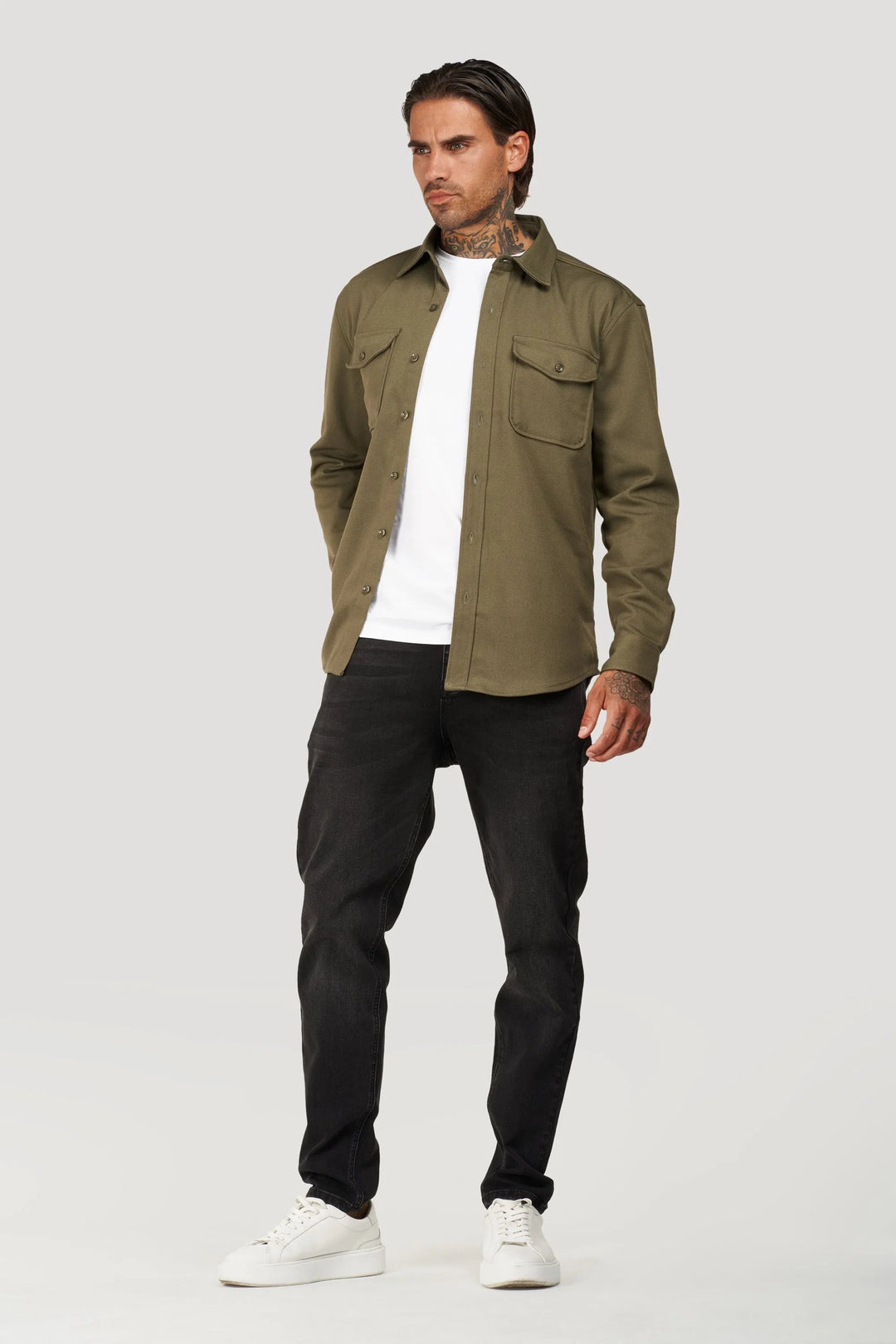 Leonardo – Men’s Relaxed-Fit Overshirt