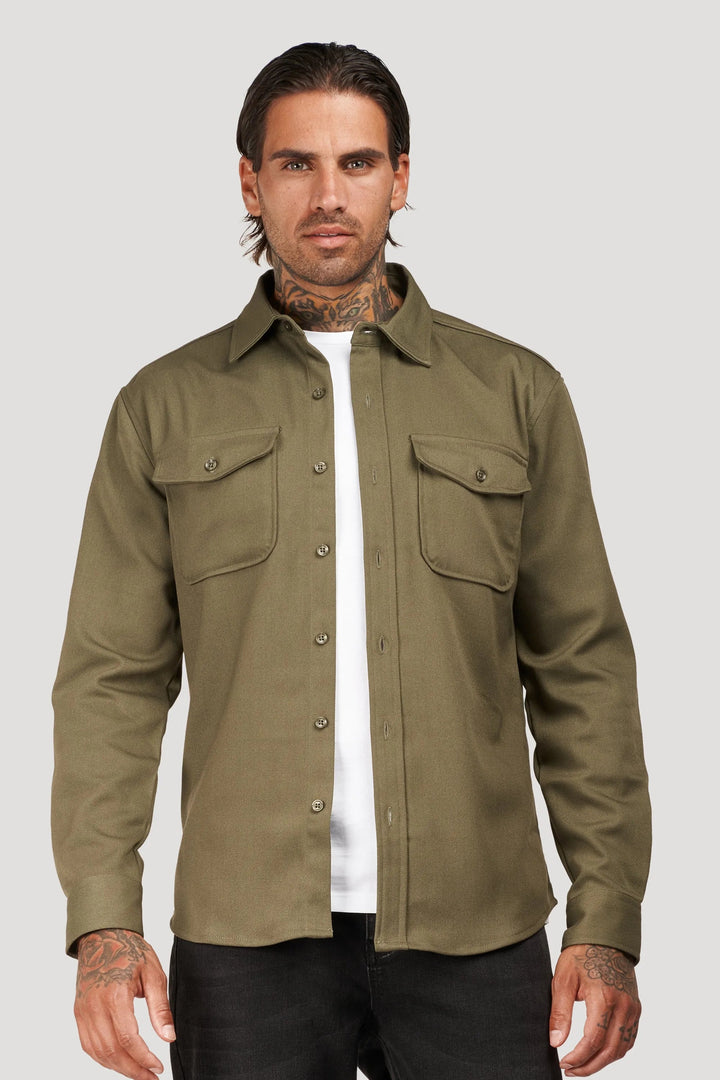 Leonardo – Men’s Relaxed-Fit Overshirt