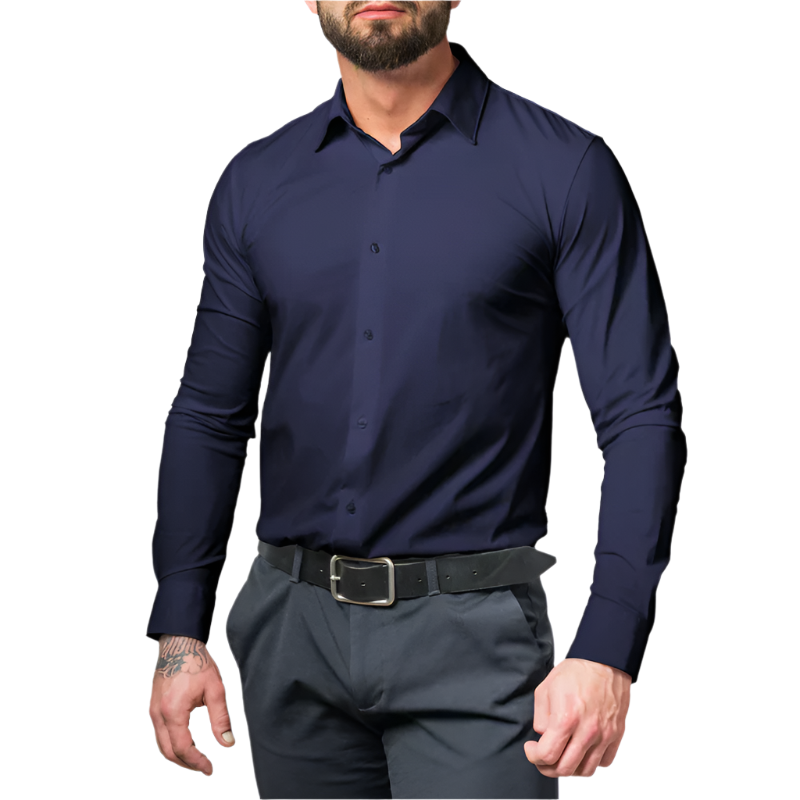 Iverson – Wrinkle-Resistant Men’s Slim Fit Shirt