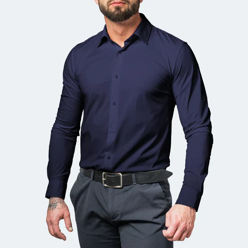 Iverson – Wrinkle-Resistant Men’s Slim Fit Shirt