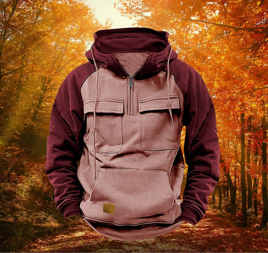 Mike – Two-Tone Men’s Winter Hoodie