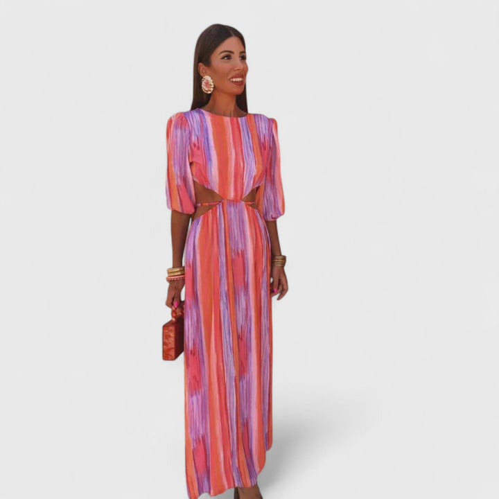Nicole – Flowing Women’s Open-Back Summer Dress