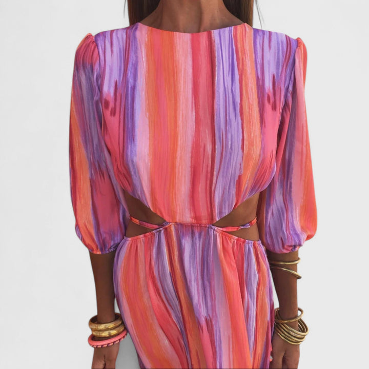 Nicole – Flowing Women’s Open-Back Summer Dress