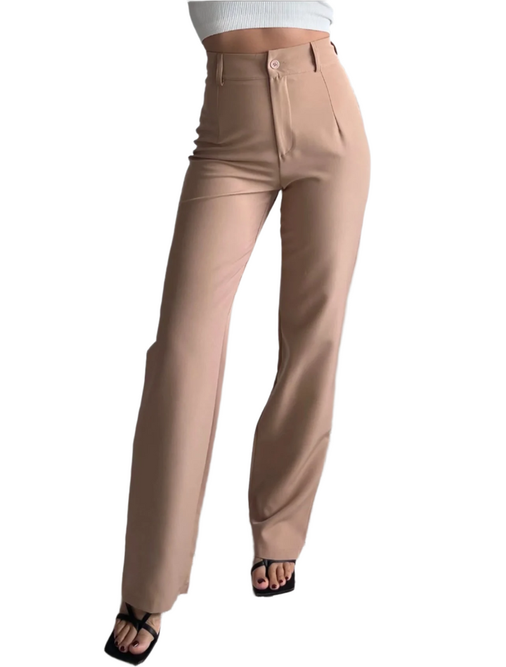 Ananya – Tailored Fit Women’s Neutral Trousers
