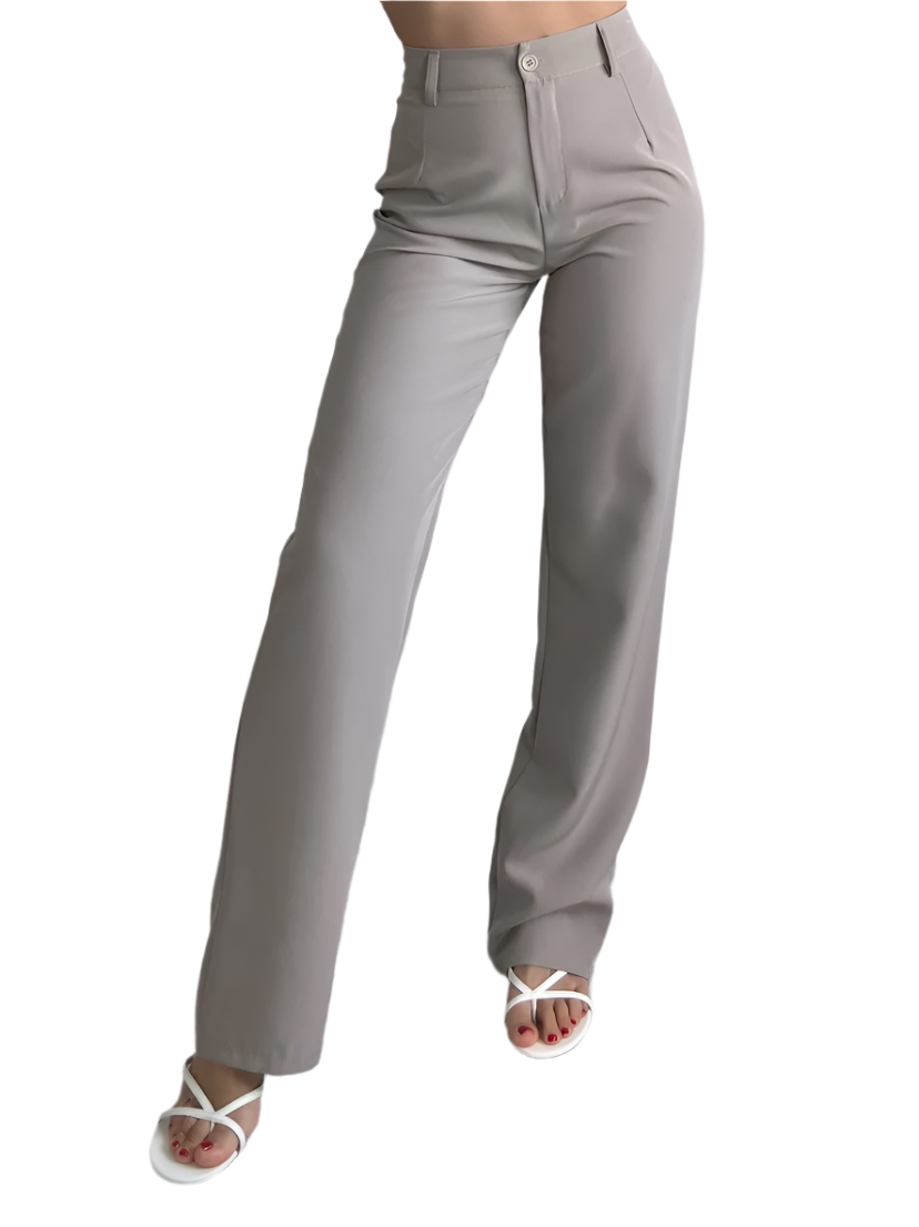 Ananya – Tailored Fit Women’s Neutral Trousers