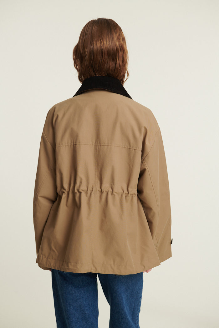 Ava – Light Brown Women’s Denim Jacket