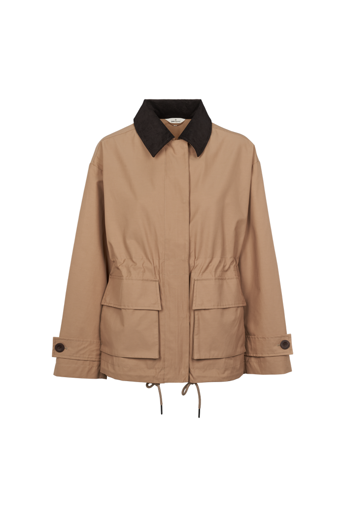 Ava – Light Brown Women’s Denim Jacket