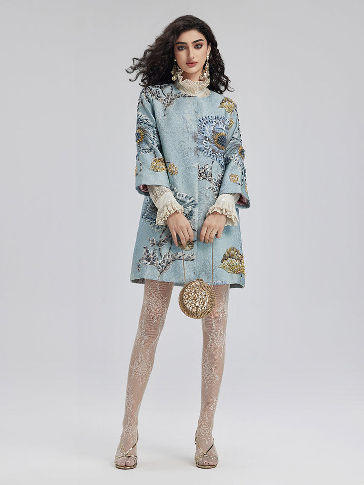 Luciana – Handcrafted 3D Floral Beaded Women’s Jacket