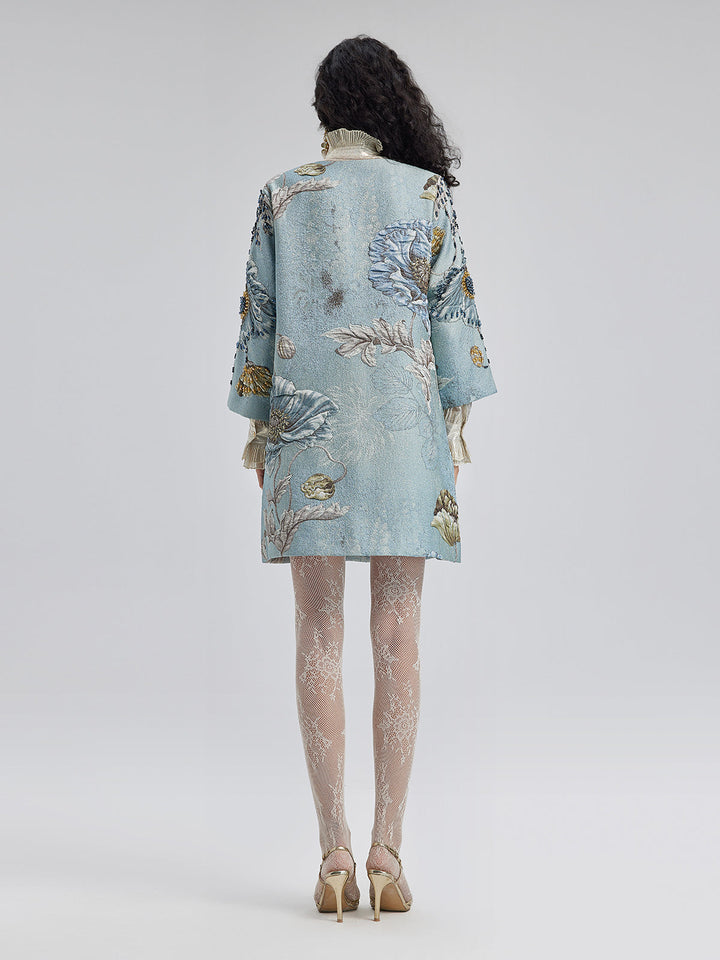 Luciana – Handcrafted 3D Floral Beaded Women’s Jacket