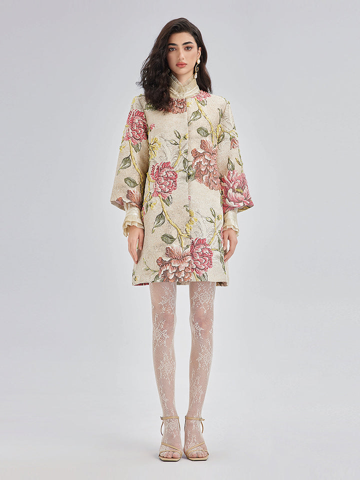 Giovanna – Elegant Women’s Beaded Jacquard Dress