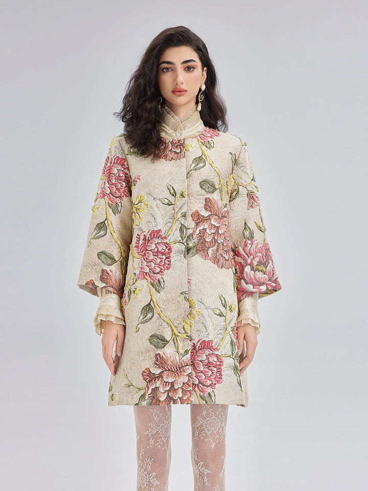 Giovanna – Elegant Women’s Beaded Jacquard Dress