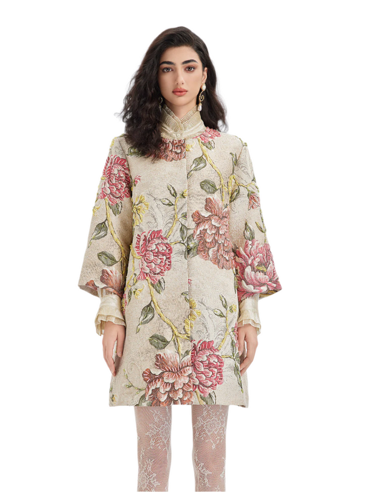 Giovanna – Elegant Women’s Beaded Jacquard Dress