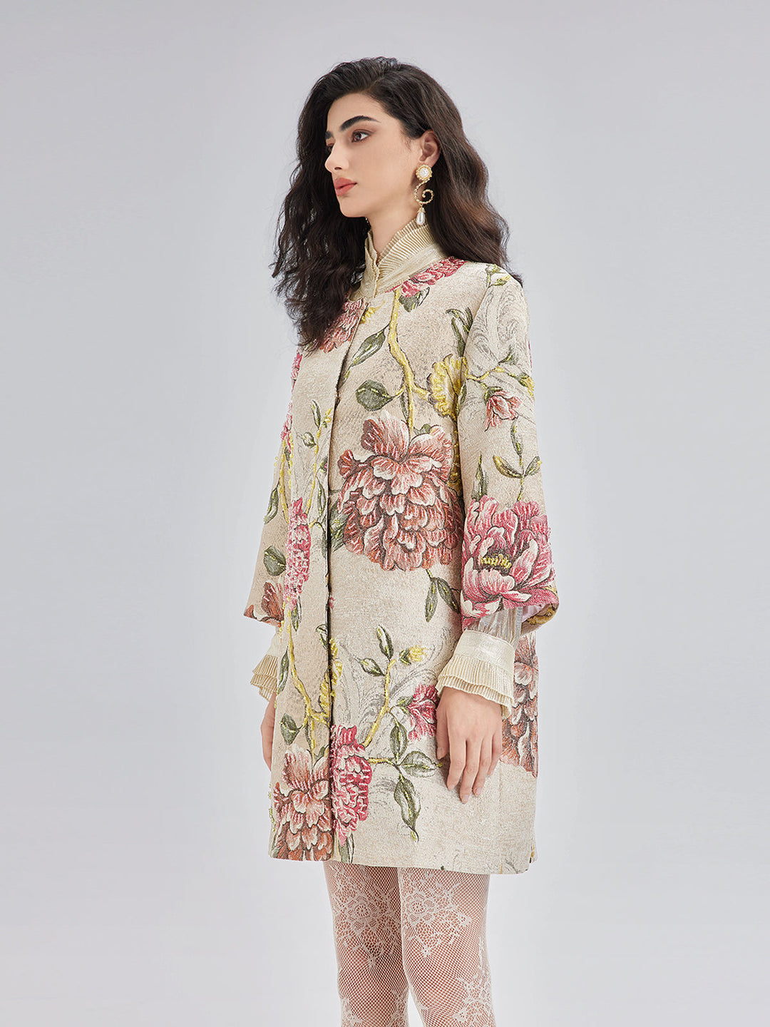 Giovanna – Elegant Women’s Beaded Jacquard Dress