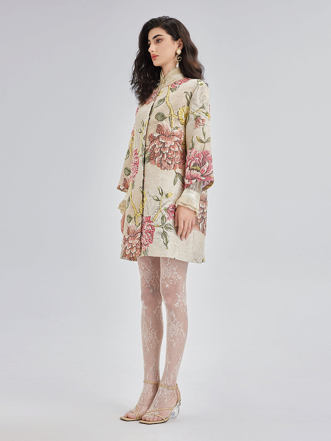 Giovanna – Elegant Women’s Beaded Jacquard Dress