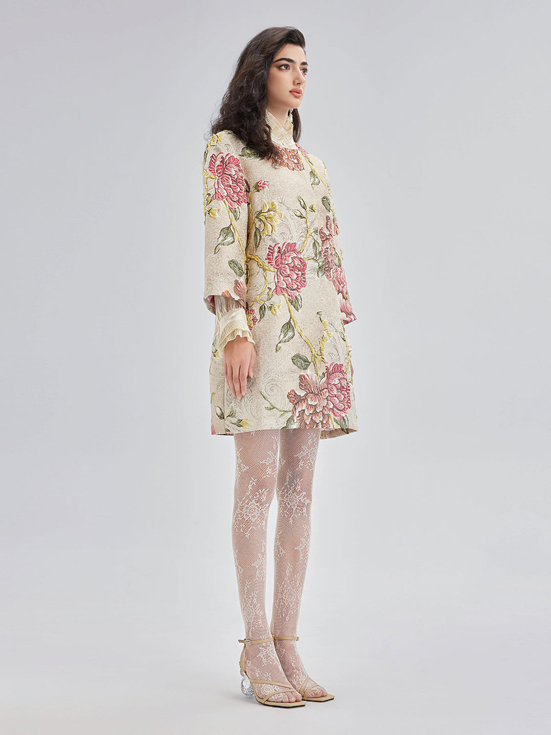 Giovanna – Elegant Women’s Beaded Jacquard Dress