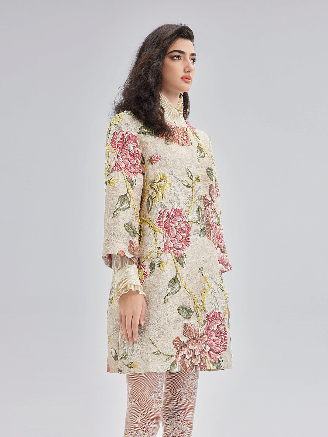 Giovanna – Elegant Women’s Beaded Jacquard Dress