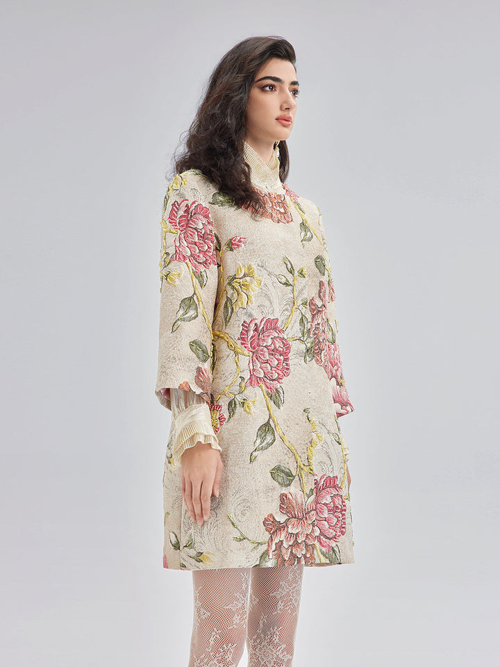 Giovanna – Elegant Women’s Beaded Jacquard Dress