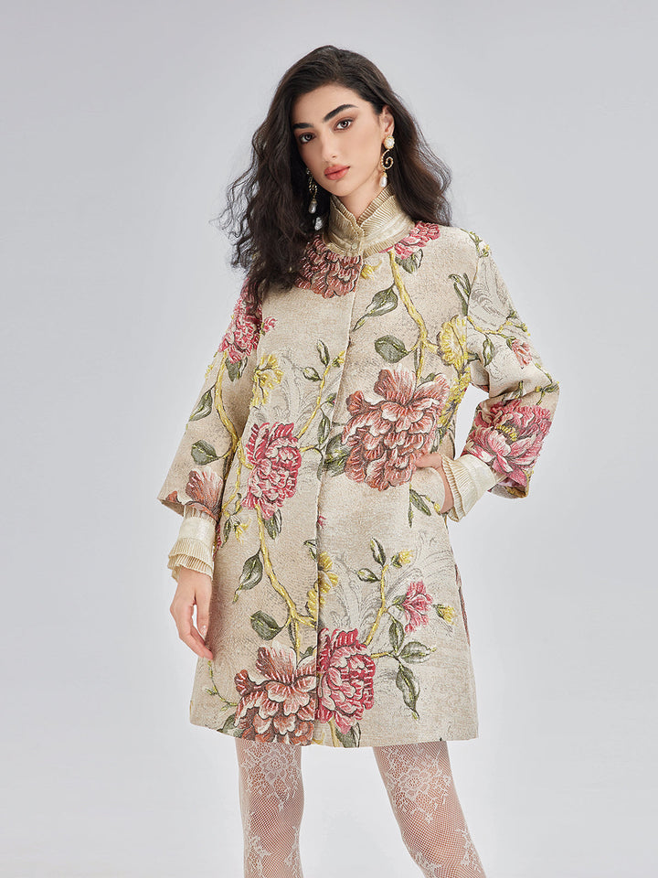 Giovanna – Elegant Women’s Beaded Jacquard Dress