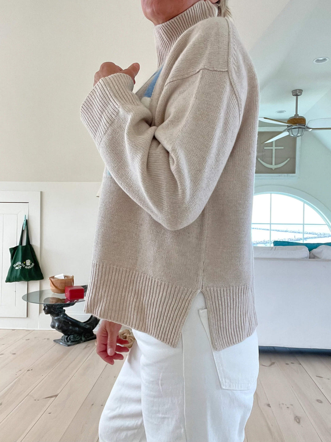 Alexia – Retro Cashmere Women’s Turtleneck Ski Sweater