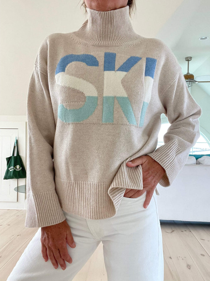 Alexia – Retro Cashmere Women’s Turtleneck Ski Sweater