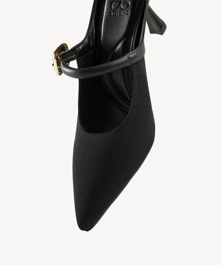 Julie – Sleek Pointed Toe Women’s Heeled Mules