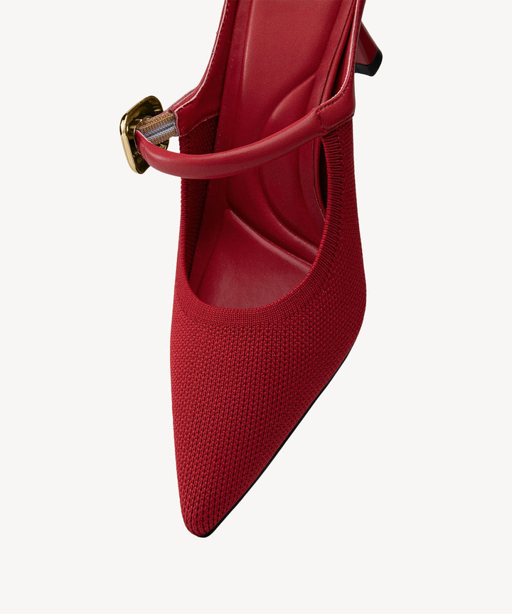 Julie – Sleek Pointed Toe Women’s Heeled Mules