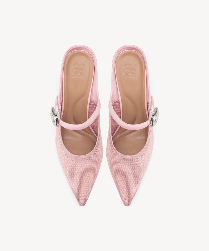 Julie – Sleek Pointed Toe Women’s Heeled Mules