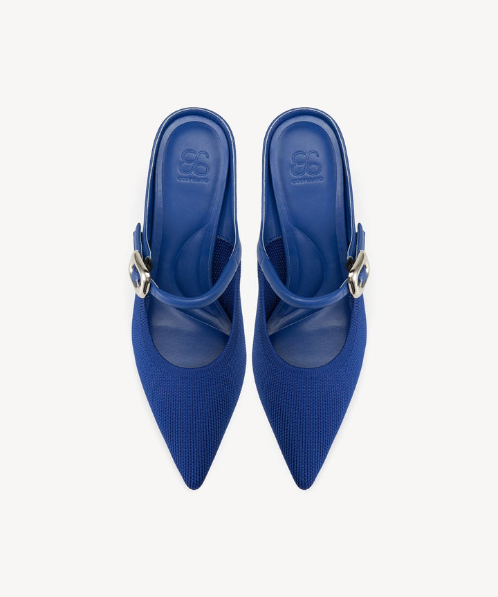 Julie – Sleek Pointed Toe Women’s Heeled Mules