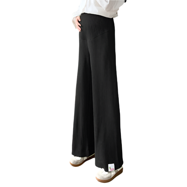 Emma – Ribbed Knit Maternity Pants for Women