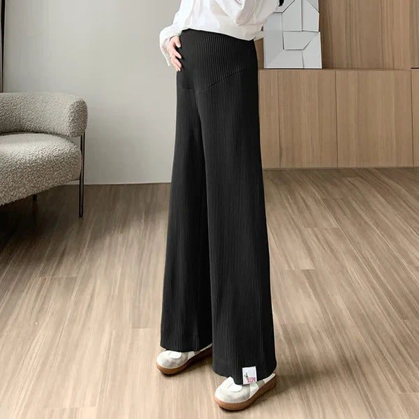 Emma – Ribbed Knit Maternity Pants for Women