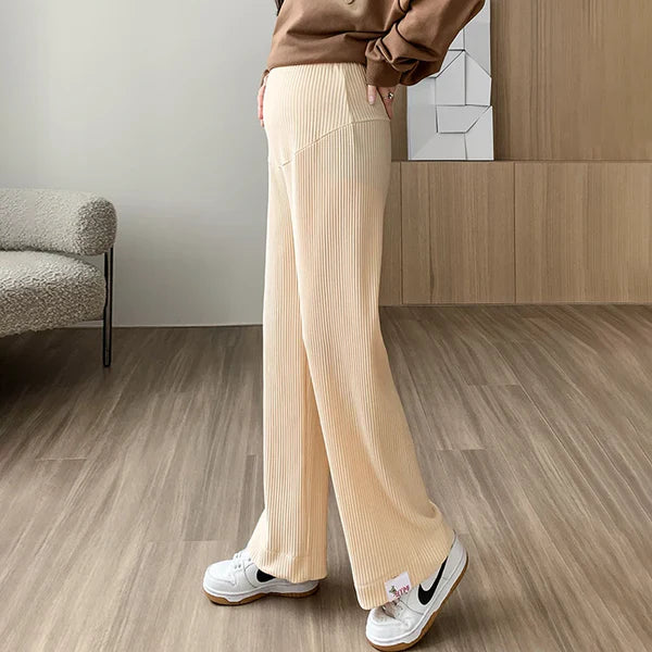 Emma – Ribbed Knit Maternity Pants for Women