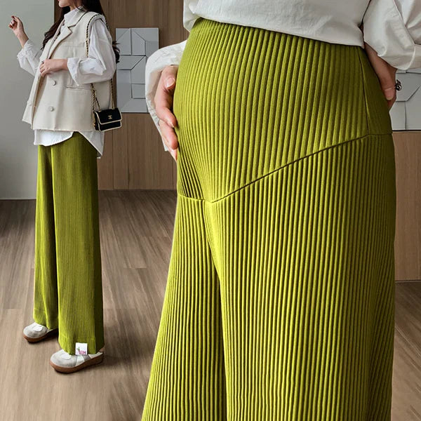 Emma – Ribbed Knit Maternity Pants for Women