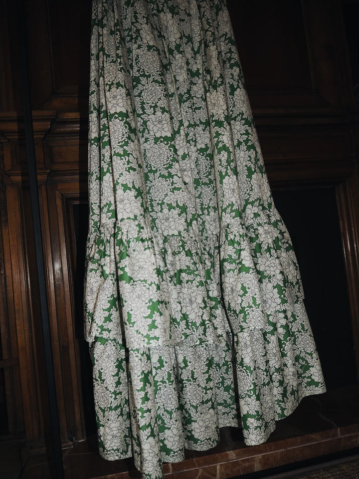Jacquelyn – Women’s Green Lea Long Skirt