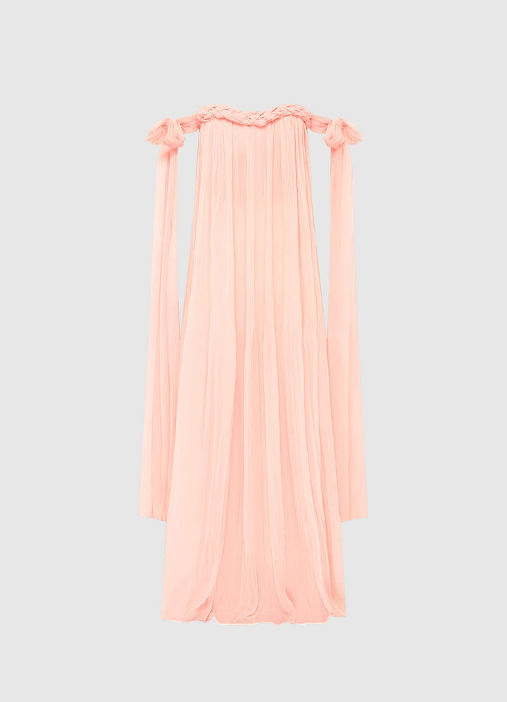 Georgia – Women's Draped Floor-Length Dress