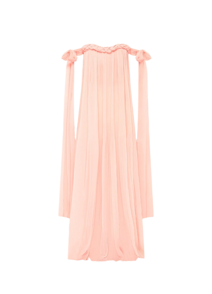 Georgia – Women's Draped Floor-Length Dress