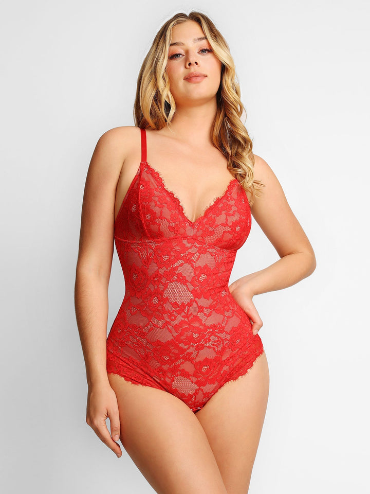 Céleste – Full Lace Shaping Bodysuit for Women