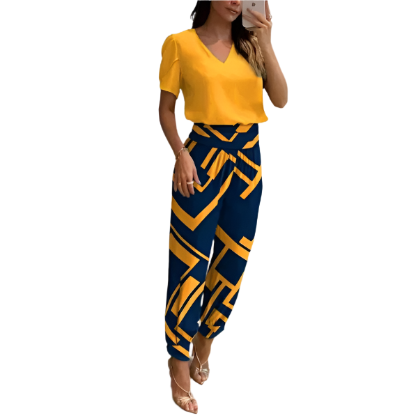 Arianna – Elegant Luxury Top & Pants Set for Women